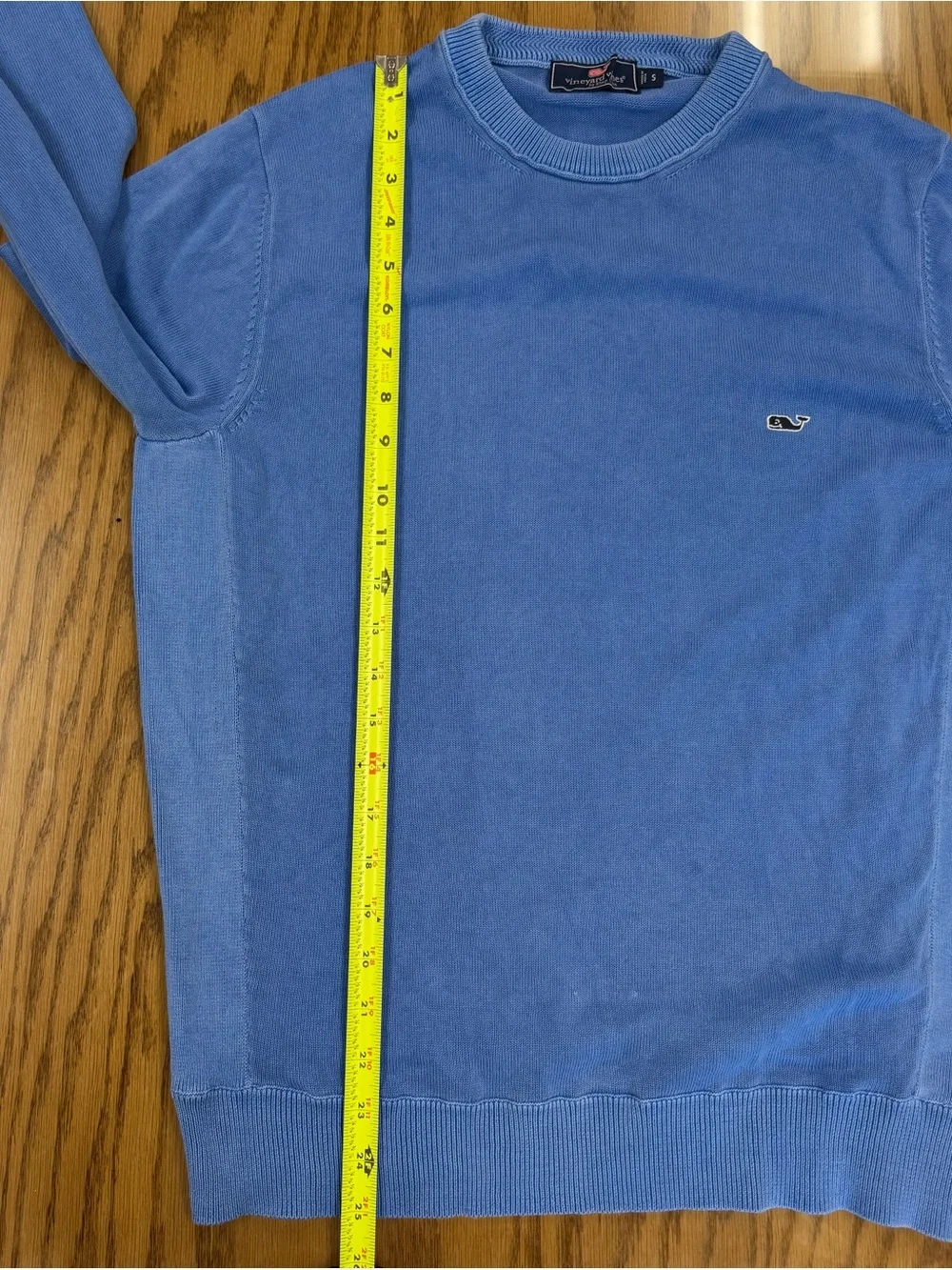 Lot Of 2 Vineyard Vines Lightweight Cotton Sweater Preppy Blue UNC S - 20 x 25